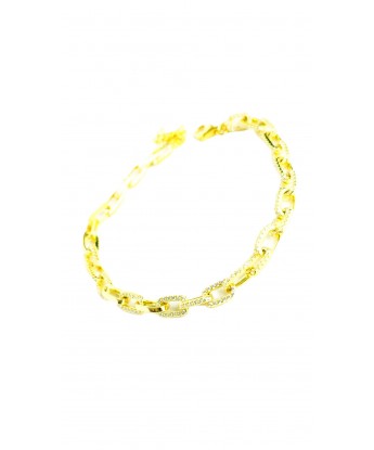 Zincir Bileklik Taşlı Gold 2 